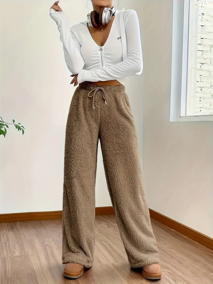 Gina | Cozy Teddy Trousers