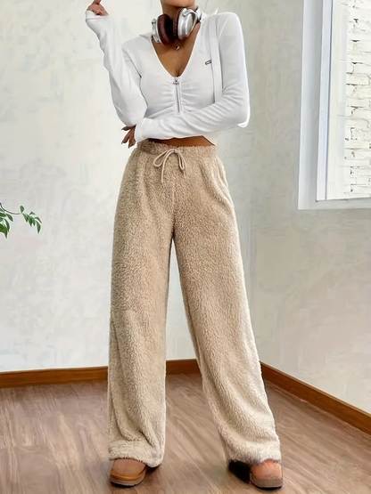 Gina | Cozy Teddy Trousers