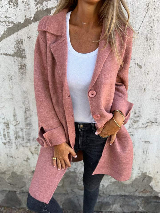 Lana | Single-Breasted Casual Wool Coat