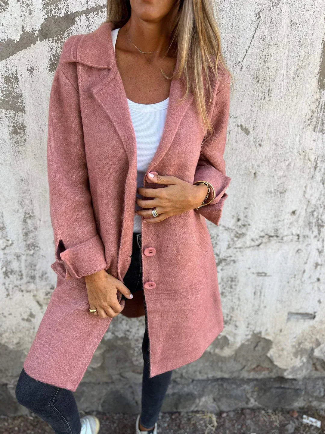 Lana | Single-Breasted Casual Wool Coat