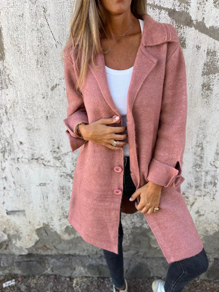 Lana | Single-Breasted Casual Wool Coat